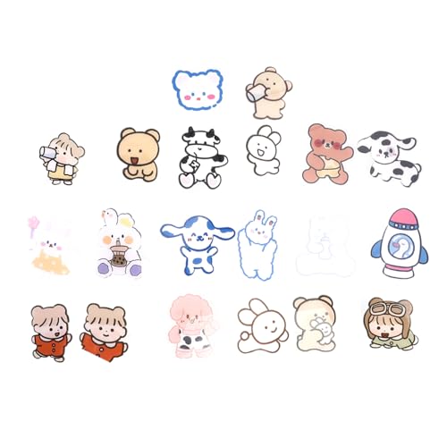 Yardenfun 20 Stück Teiliges Cartoon Acryl Broschen Bunte Anstecknadeln für Rucksäcke Jacken Hüte Kreative Party dekoration Langlebige Schutzfolie Vielseitige Mode accessoires von Yardenfun