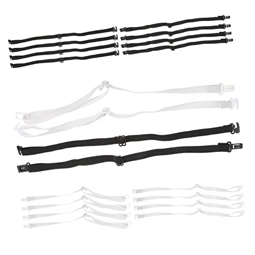 Yardenfun 20 Stück Teiliges Elastisches Fliegenverlängerungsband mit Verstellbarem Verschluss Strapazierfähiges Gummiband für Klassische Fliegen für Festliche Anlässe und Vielseitige von Yardenfun