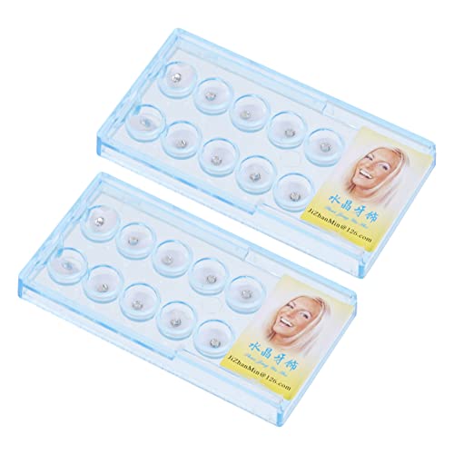 Yardenfun 20 Stücke Zahnschmuck Zahn Schmuck mit Aufbewahrungsbox Zahnschmuck Accessoires für Glänzende Zähne für Männer und Frauen von Yardenfun