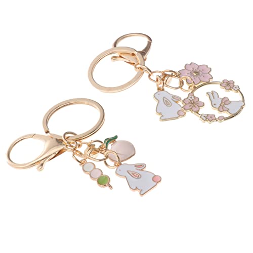 Yardenfun Charmantes Kirschblüten-schlüsselanhänger-Set Hängendes für Tasche Geldbörse Telefon Auto von Yardenfun