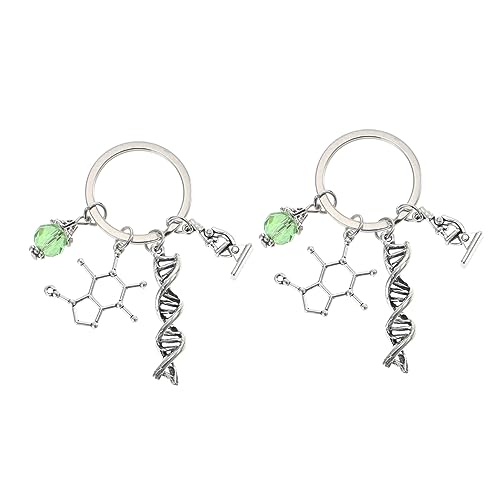Yardenfun 2er-Pack Chemie-wissenschafts-schlüsselanhänger Mikroskop-Flaschen-schlüsselring Für Lehrer Stabiler Metall- Mit Wissenschaftsthema Tolles Für - Auto- Und Büroschlüssel Yardenfun 2er-Pack Chemie-wissenschafts-schlüsselanhänger Mikroskop-Flaschen-schlüsselring Für Lehrer Stabiler Metall- Mit Wissenschaftsthema Tolles Für - Auto- Und Büroschlüssel von Yardenfun