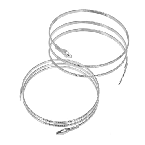 Yardenfun 2 Stück Verstellbare Schlangen Armreif Manschetten Schmuck Legierung Punk Stil Offenes Armband für Damen Modisches Oberarm Accessoire für Besondere Anlässe Yardenfun 2 Stück Verstellbare Schlangen Armreif Manschetten Schmuck Legierung Punk Stil Offenes Armband für Damen Modisches Oberarm Accessoire für Besondere Anlässe von Yardenfun