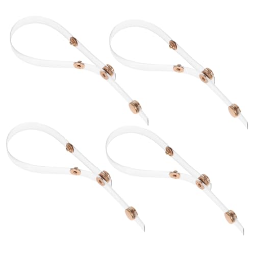 Yardenfun 2paare Schuhriemenverlängerung Mit Druckknopf Für Damen Fersenriemen Zum Anpassen Der Weite Anti-drop-design Für High Heels Verstellbare Schuhriemen Für Bequemes Tragen von Yardenfun