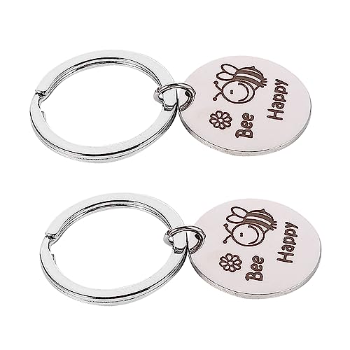 Yardenfun Niedliche Biene Schlüsselanhänger Edelstahl Schlüsselanhänger Ornamente Für Tasche Yardenfun Niedliche Biene Schlüsselanhänger Edelstahl Schlüsselanhänger Ornamente Für Tasche von Yardenfun