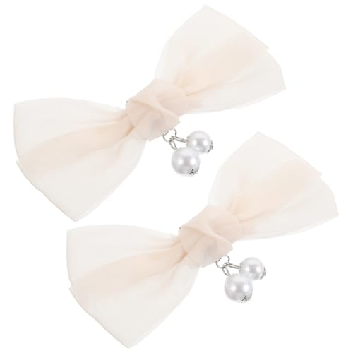 Yardenfun 2stücke Schleifen Schuhclips Aus Stoff Zum Entfernen Für Damen-high-heels Schuhdekor Anhänger Zum Valentinstag Hochzeit Ferse Charms Für Diy von Yardenfun