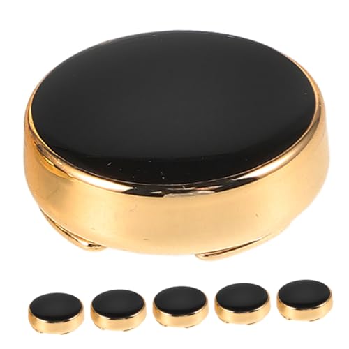 Yardenfun 3 Paare Manschettenknöpfe und Knopfüberzüge aus Robustem Zinklegierung für Herren Hochzeit Business Anzug Formelle Accessoires Clip Modisch Langlebig von Yardenfun