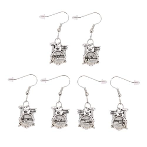 Yardenfun 3paare Drum Set Ohrringe Damen Ohrhänger Mädchen Musik Ohrringe Ohrschmuck Legierung Party Ball Geburtstag Hochzeit Alltagsgeschenk von Yardenfun