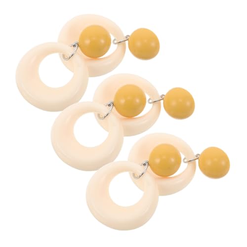 Yardenfun 3paare Runde Geometrische Kunststoff-ohrringe Für Damen Hohle Minimalistische Ohrstecker Stylische Ohrringe Leicht Und Angenehm Zu Tragen Yardenfun 3paare Runde Geometrische Kunststoff-ohrringe Für Damen Hohle Minimalistische Ohrstecker Stylische Ohrringe Leicht Und Angenehm Zu Tragen von Yardenfun