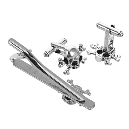 Yardenfun 3 Stück Krawattenklammer-Set Männer Krawattenclip Krawattenklammer für Bankett Krawattenklammern für Männer für die Hochzeit Krawattennadel Legierung Silber von Yardenfun