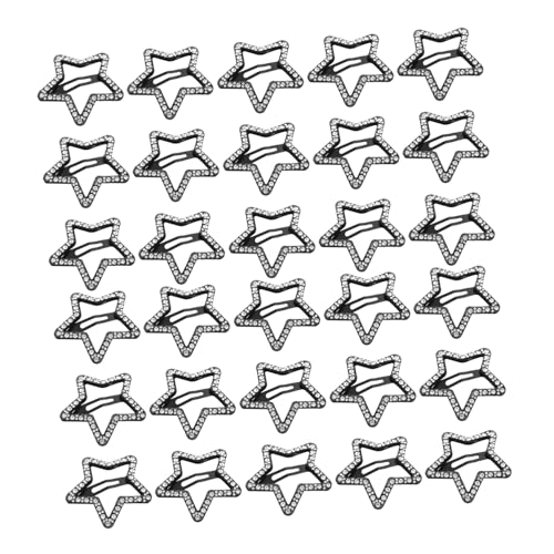 Yardenfun 30stücke Stern-haarspangen Für Damen Mit Strasssteinen Und Hohlmuster Rutschfeste Haarnadeln Für Seitliche Frisuren Glitzernde Styling-tools Für Frauen Und Mädchen von Yardenfun