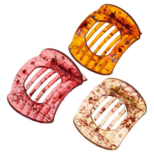 Yardenfun 3stücke Haarklammern Mit Innenzähnen Für Frauen Rutschfest Für Feines Und Dünnes Haar Als Haarschmuck Für Alltag Und Party von Yardenfun