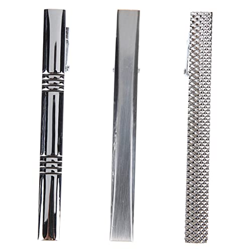 Yardenfun 3stücke Krawattenklammern Für Herren Stilvolle Krawattennadel Aus Langlebigem Für Hochzeit Und Business Stilvolles Accessoire Für Anzug Und Necktie von Yardenfun