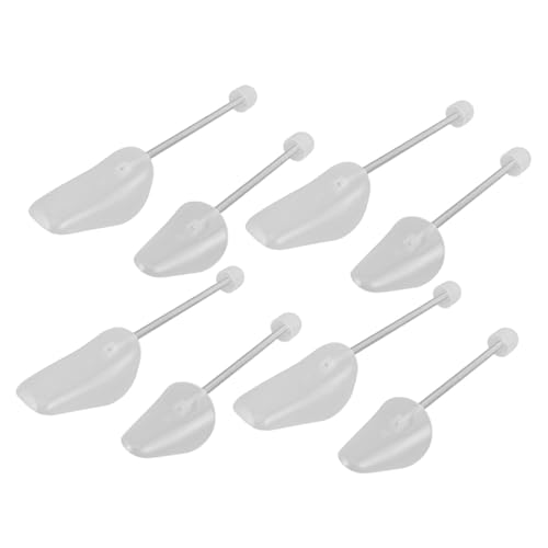 Yardenfun 4 Paare Kunststoff Schuhspanner Unisex Schuhformer mit Spiralfeder für Herren Damen Flexible Schuhstütze zur Vermeidung von Falten und Erhalt der Schuhform von Yardenfun