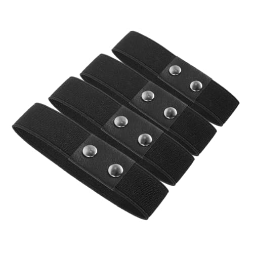 Yardenfun 4 Stück Elastische High Heels Schuhriemen Anti rutsch Fersenschoner für Damen Komfortable Flexible Schuhbänder zum Festigen und Verhindern von Absatzrutschen Einfache Anbringung von Yardenfun