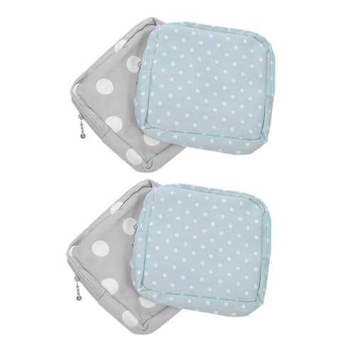 Yardenfun 4 Stück Teiliges Periodentaugliche Hygiene Tasche mit Mehreren Fächern Diskreter Leiser Verschluss Kompakte Aufbewahrung für Damen für Reisen Büro und Schule Stilvoll und von Yardenfun