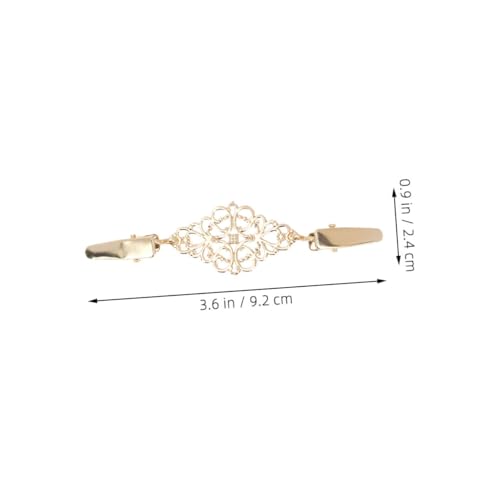 Yardenfun 4 Stück Teiliges Vintage Schalklammern Zinklegierung Kleidungsclips Festigen von Cardigans und Schals Rutschfeste Broschen für Damen Dekorative Umhangverschlüsse für Alltag und von Yardenfun