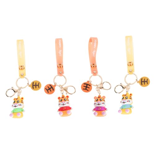 Yardenfun Einzigartiger Schlüsselanhänger Telefon Hängendes Cartoon-Tiger- Autoschlüssel- Entzückende Schlüsselanhänger von Yardenfun