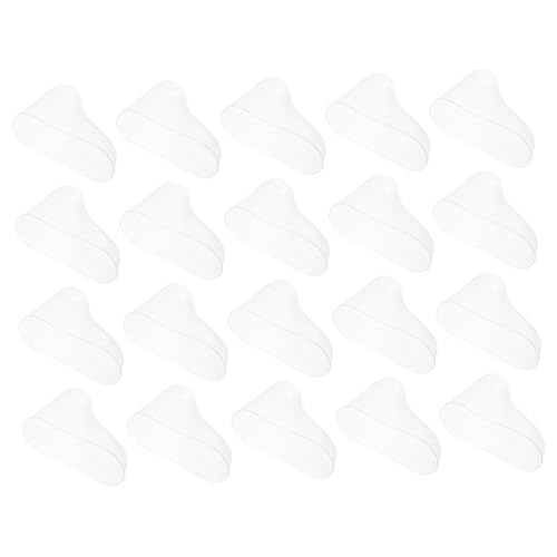 Yardenfun 40 Stück Teiliges Schuhform aus Transparentem Kunststoff PVC Schuhspanner für Schuhe Praktische Socke Modellhalter Hohe Schuhstütze für Babysocken und Lauflernschuhe von Yardenfun
