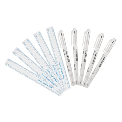 Yardenfun 5 Sätze Teiliges Augenbrauen Mapping Stift Doppelseitige Tattoo Marker mit Feiner und Breiter Spitze Papier Maßlineal Präzise Microblading Markierung für Professionelle und Yardenfun 5 Sätze Teiliges Augenbrauen Mapping Stift Doppelseitige Tattoo Marker mit Feiner und Breiter Spitze Papier Maßlineal Präzise Microblading Markierung für Professionelle und von Yardenfun