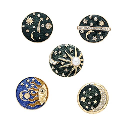 Yardenfun 5 Stück Teiliges Broschen Stilvolle Anstecknadeln für Frauen Vielseitige Mode Accessoires für Anlässe Wie Hochzeiten Geburtstage von Yardenfun