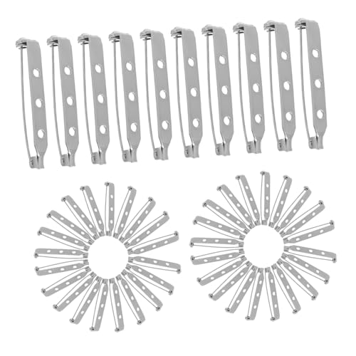 Yardenfun 50 Stück Sicherheitsbrosche mit Rückensicherung Silber für DIY Projekte und Bastelarbeiten Yardenfun 50 Stück Sicherheitsbrosche mit Rückensicherung Silber für DIY Projekte und Bastelarbeiten von Yardenfun