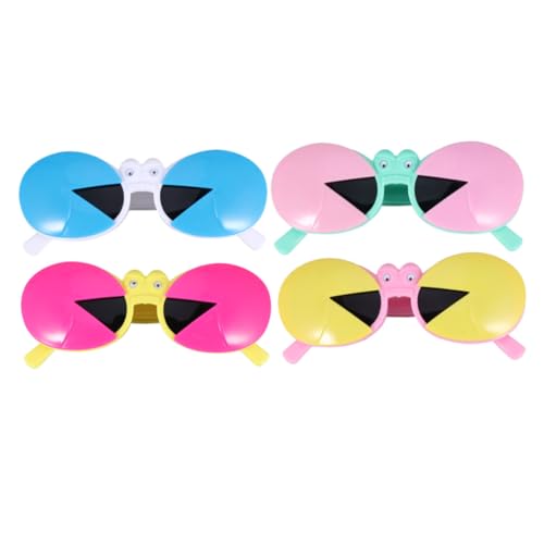Yardenfun 6 Stück Requisiten Kinder Sonnenbrille Krabbenbrille Cartoon Sonnenbrille Brille Für Kinder Partybrille von Yardenfun