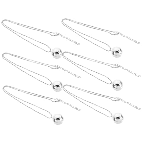 Yardenfun 6 Stück Teiliges Disco Ball für Damen Stylische Clavicle Chain Modisches Schmuck Accessoire für Partys Festivals für Kreative Outfits Besondere Anlässe von Yardenfun