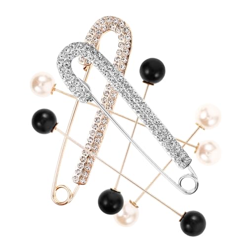 Yardenfun 6Stücke Perlenbroschen für Damen Retro Pulloververschluss Kragennadeln Elegantes Kostüm Zubehör für Strickjacken Jeans Hijabs Sicherer Lücken Yardenfun 6Stücke Perlenbroschen für Damen Retro Pulloververschluss Kragennadeln Elegantes Kostüm Zubehör für Strickjacken Jeans Hijabs Sicherer Lücken von Yardenfun