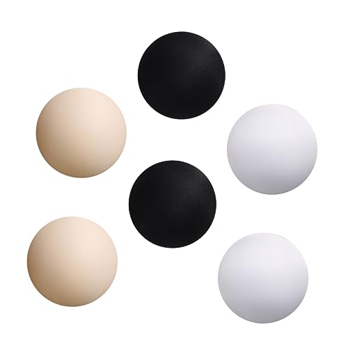 Yardenfun 6paare Runde Schwamm-einsätze Für Frauen Atmungsaktive Und Wiederverwendbare Brustpolster Für Sport-BHS Bikinis Und Unterwäsche Hautfarben von Yardenfun