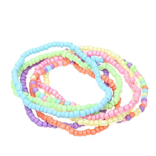 Yardenfun 7stücke Perlenarmbänder Für Mädchen Gestapeltes Armband Strand-perlen-armbänder Für Teenager-mädchen Kinderschmuck Langlebig Und Stabil von Yardenfun