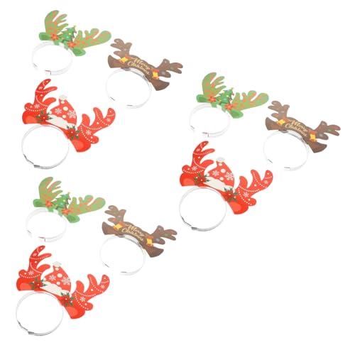Yardenfun Geweih Stirnband Xmas Party Haar Zubehör Rentier Geweih Haar Hoops von Yardenfun