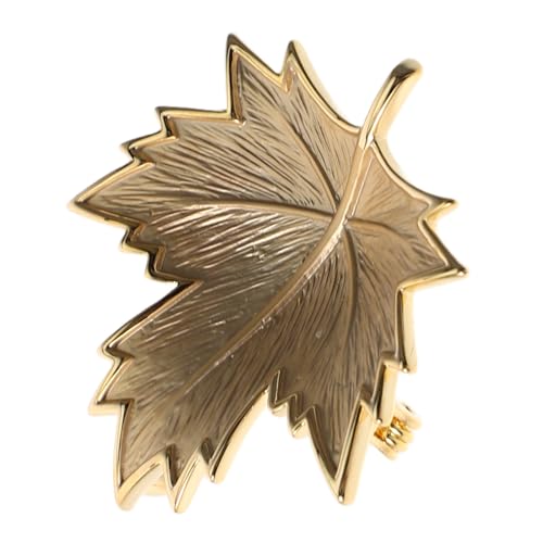 Yardenfun Ahornblatt Brosche Schmuck Thanksgiving Souvenir Herbst Hochzeitsbrosche Schal Anstecknadel Herbst Anstecknadel Blatt Blatt von Yardenfun