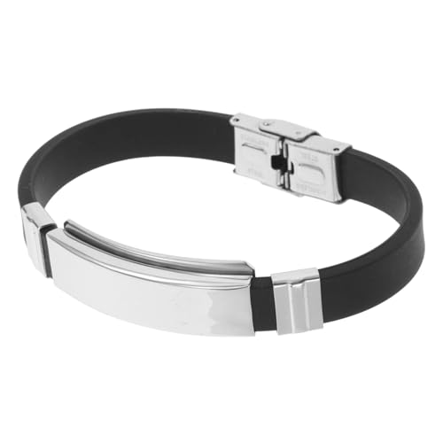 Yardenfun Antistatisches Silikon Armband für Männer und Komfortable Stylische Handgelenkschlaufe zur Statischen Reduktion im Winter für Sport und Schwarz von Yardenfun