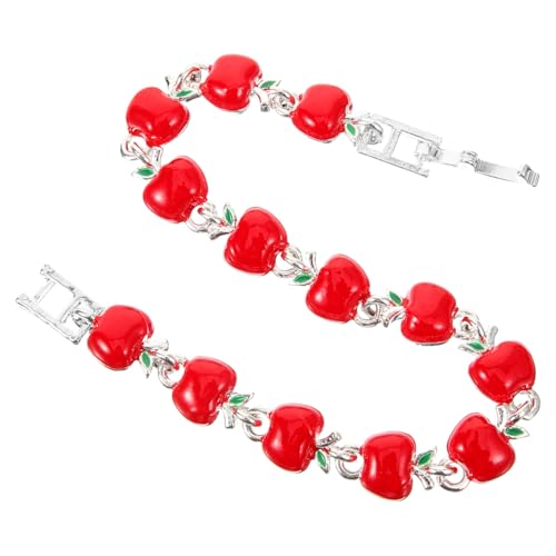 Yardenfun Apfel Armband Damen Charm Armband Leicht Tragbar Einzigartiges Design Für Alltag Hochzeit von Yardenfun