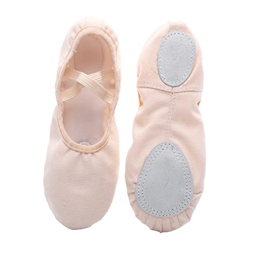 Yardenfun Ballettschuhe für Erwachsene Elastische Tanzschuhe mit Rutschfester Sohle Leichte Gymnastikschläppchen Schnürsenkel Geeignet für Yoga Ballett Jazzballroom Tanztraining von Yardenfun