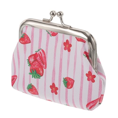 Yardenfun Geldbörse Aus Zinklegierung Und Münztasche Mit Obstmuster Tragbar Für Damen Zur Aufbewahrung Von Münzen Karten Schlüsseln Und Visitenkarten Robust Und Langlebig Leicht Zu von Yardenfun