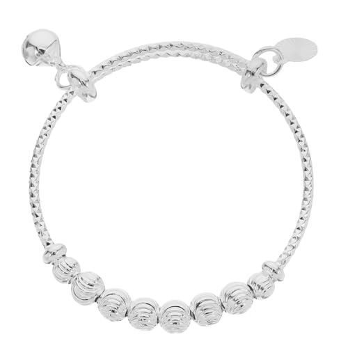 Yardenfun Bell Bangle Armreif für Kleinkinder Verstellbares Design Süßes mit Glocken Herzanhängern Shower Geburtstagsfeiern Robust Yardenfun Bell Bangle Armreif für Kleinkinder Verstellbares Design Süßes mit Glocken Herzanhängern Shower Geburtstagsfeiern Robust von Yardenfun