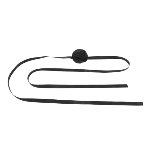 Yardenfun Blumen Choker Halskette Handgefertigte Stoffrose Schmuck Elegant Wiederverwendbar Robust Passend für Verschiedene Outfits von Yardenfun