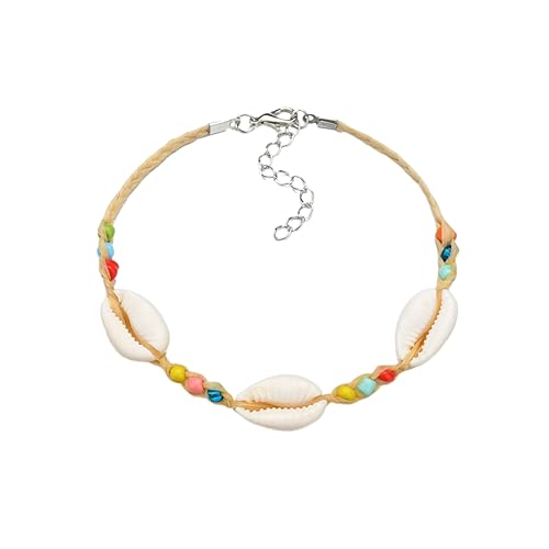 Yardenfun Bohemian Stil Beinschmuck mit Bunten Farben Natürliche Fußkette für Damen Elegantes Armband für Verschiedene Anlässe Langlebige und Schmuckdekoration von Yardenfun