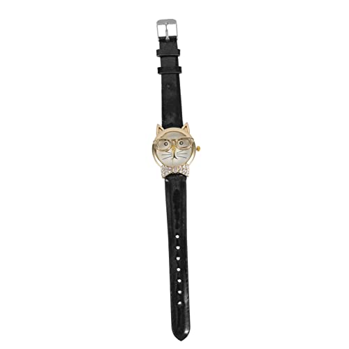 Yardenfun Lustige Armbanduhr mit Katzendekor Uhr mit Diamanthalsband Damen-Quarzuhr stilvoll und leicht Yardenfun Lustige Armbanduhr mit Katzendekor Uhr mit Diamanthalsband Damen-Quarzuhr stilvoll und leicht von Yardenfun