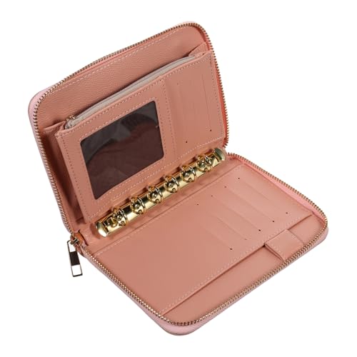 Yardenfun Bargeldsystem-Organizer Für Frauen Budget-umschläge Mit Reißverschluss Pu-geldbörse Kartenhalter Sparer Beutel Halter Ordner Tasche Sparen von Yardenfun