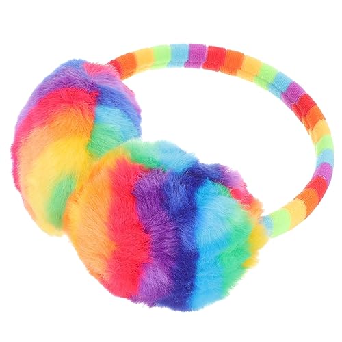 Yardenfun Bequeme Ohrenschützer Bunte Gestrickte Ohrwärmer Für Winter Leicht Angenehm Für Aktive Jungen Und Mädchen Schützt Vor Kälte Frost Farbenfrohes Design Praktisch Und Einfach von Yardenfun