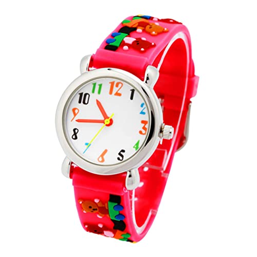 Yardenfun Cartoon Kinderuhr Für Jungen Und Mädchen Kreative Armbanduhr Umweltfreundlichem Präzise Zeitmessung Für Geburtstage Und Feiertage von Yardenfun