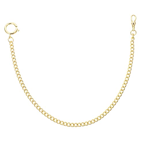 Yardenfun Metall Taschenuhr Kette Mit Rundem Buckle Electroplated Pocket Chain Für Herren Und Damen Stilvolle Jeans Wallet Dekoration Vielseitig Einsetzbare Kette Für Uhren Und Schlüssel von Yardenfun