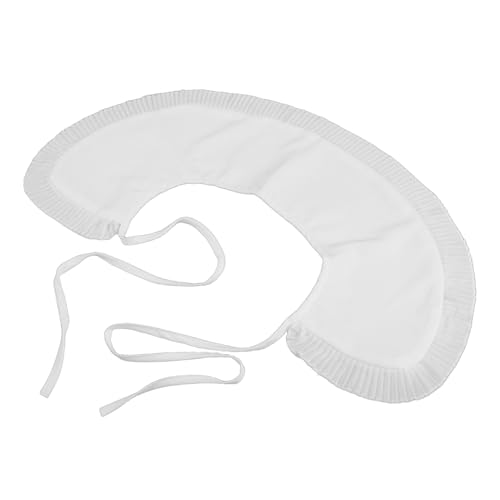 Yardenfun Damen Abnehmbarer Fake Collar Atmungsaktivem Polyester Runder Kragen als Vielseitiges Modeaccessoire für Blusen Pullover und Kleider Weicher Falscher Kragen mit Feiner von Yardenfun