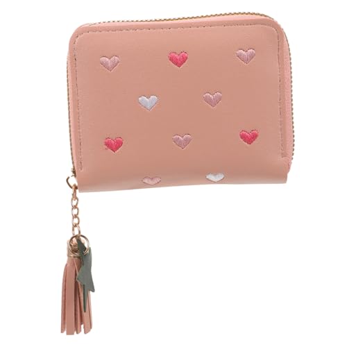 Yardenfun Damen Geldbörse Clutch PU Kleine Kreditkartenetui mit Reißverschluss Münztasche für Damen für Reisen Alltag von Yardenfun