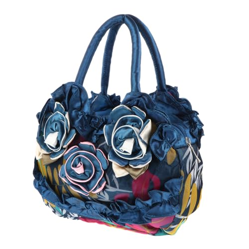 Yardenfun Muttertasche Reißverschluss Handtasche Tragetasche Damen Zum Einkaufen Tragetasche Canvas Praktische Aufbewahrung von Yardenfun