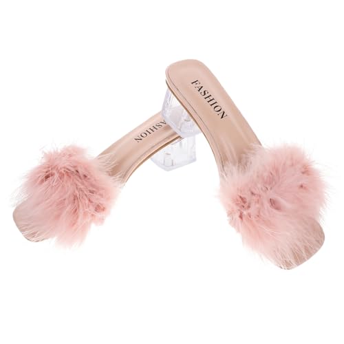 Yardenfun Damen Sommer Hausschuhe mit Chunky Heel Atmungsaktive Offene Zehen Sandalen PU und Gummi Komfortabel und Langlebig Geeignet für Strand Freizeit und Alltag Modisch von Yardenfun