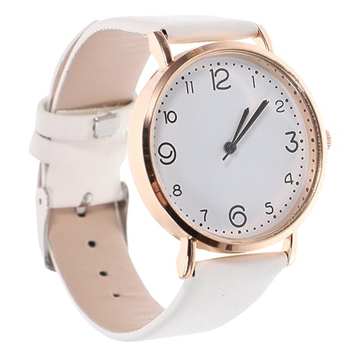 Yardenfun Damen Armbanduhr Lederband Minimalistisch Casual Quarzuhr Mit Pu Armband Stilvolle Damenuhr Für Alltag Und Besondere Anlässe Hochklare Linse Leicht Und Angenehm Zu Tragen Für von Yardenfun