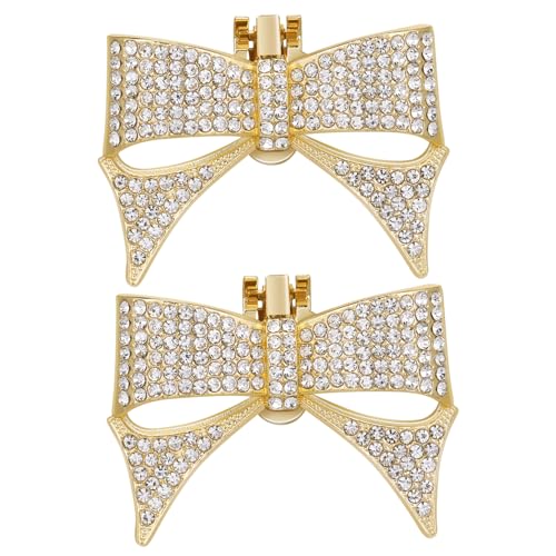 Yardenfun Dekorative Schuhschnallen Mit Strass Für Brautschuhe Hochzeitsschuhzubehör Abnehmbare Schuhornamente Schuhknopfverzierungen Für Damen von Yardenfun